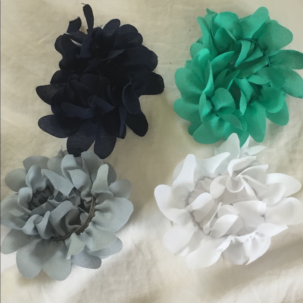 floral scrunchies